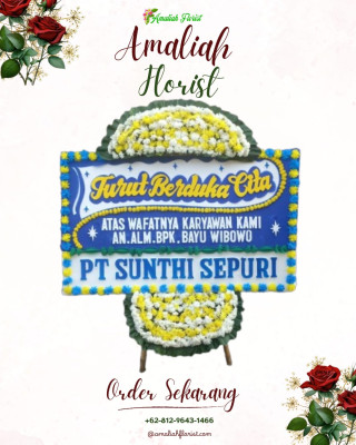 Papan Bunga Duka di Kedung Halang