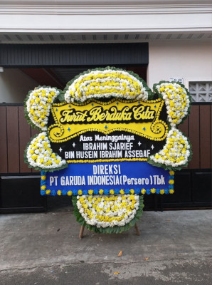 Papan Bunga Duka di Kedung Halang
